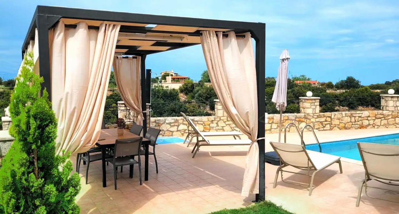 Natural View Villa With Private Pool Skouloúfia Esterno foto