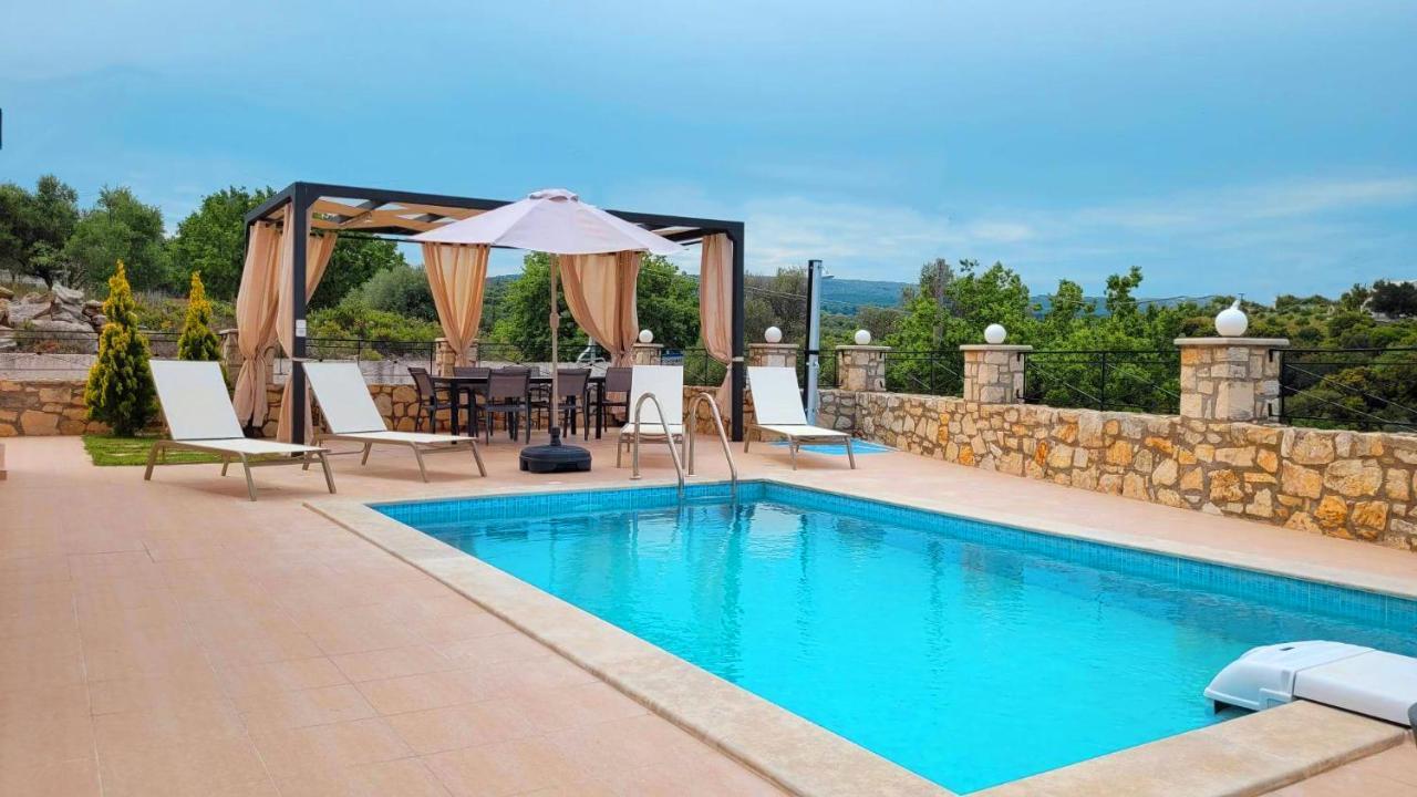 Natural View Villa With Private Pool Skouloúfia Esterno foto