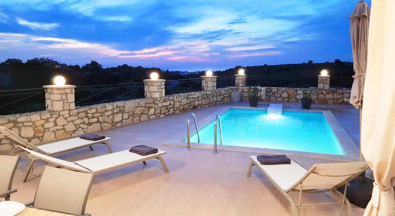 Natural View Villa With Private Pool Skouloúfia Esterno foto
